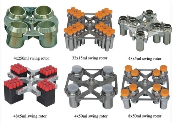 Máy ly tâm lâm sàng trên bàn 5000r/min với hỗ trợ nhiều ống